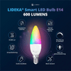 Lideka® - Slimme LED Smart Lampen - E14 - Set Van 5 - RGBW - Dimbaar LED Lampen Lideka Home   