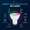 Lideka® LED Spot GU10 - Smart LED Lamp - RGBW - Dimbaar - Set van 6 LED Lampen Lideka Home   