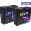 Lideka® - LED strip warm licht - 5M RGBIC + 3M RGB - Zelfklevend - incl. App Led pakketten Lideka Home   