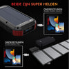 Lideka® - Solar Powerbank + 3x Solar Charger - 30.000 mAh Powerbank Solar Powerbank en Chargers Lideka Home   