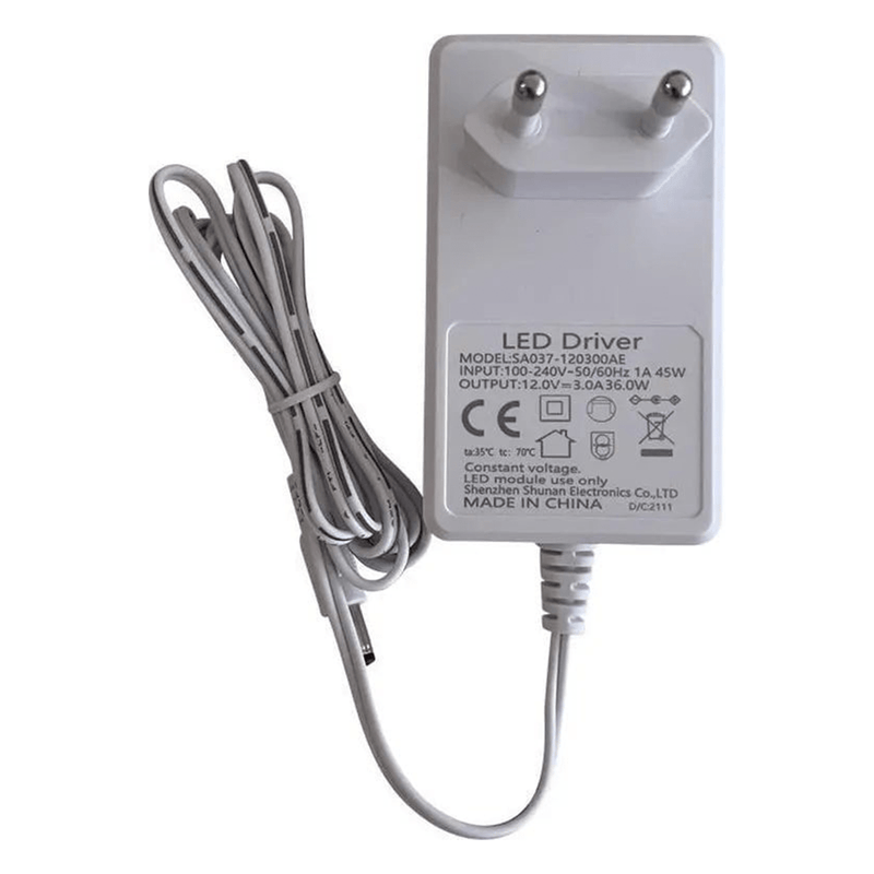 Lideka® - LED Strip Adapter 3.0A - 12V - 36W