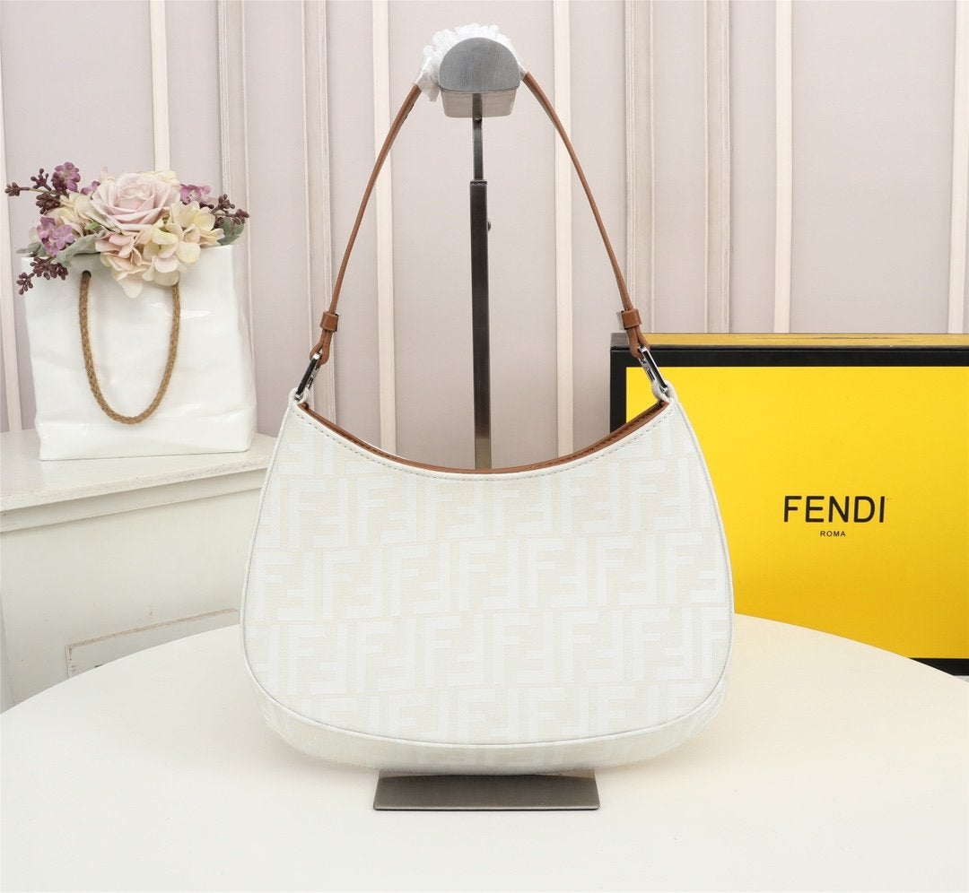 FENDI 2021 Women's Leather Shoulder Bag Satchel Tote Bags-43