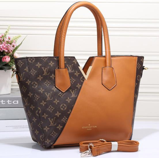 Louis Vuitton LV Women Shopping Leather Tote Crossbody Satchel S