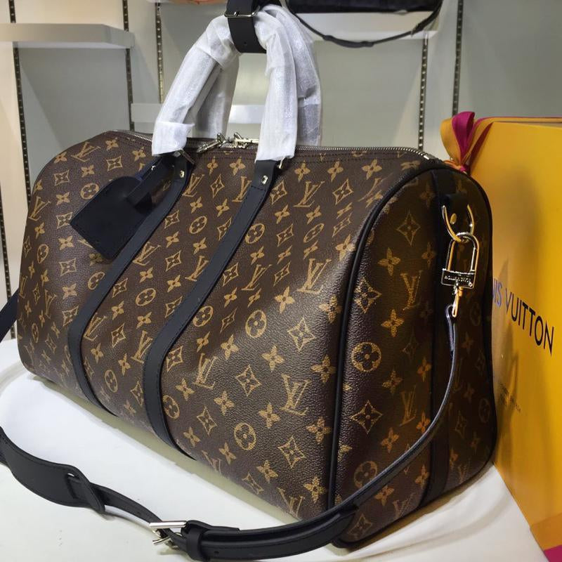 LV Louis Vuitton high-quality printed letters large-capacity luggage bag travel bag