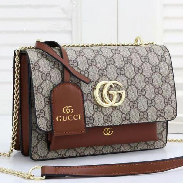 GG canvas womens chain bag shoulder bag messenger bag-4