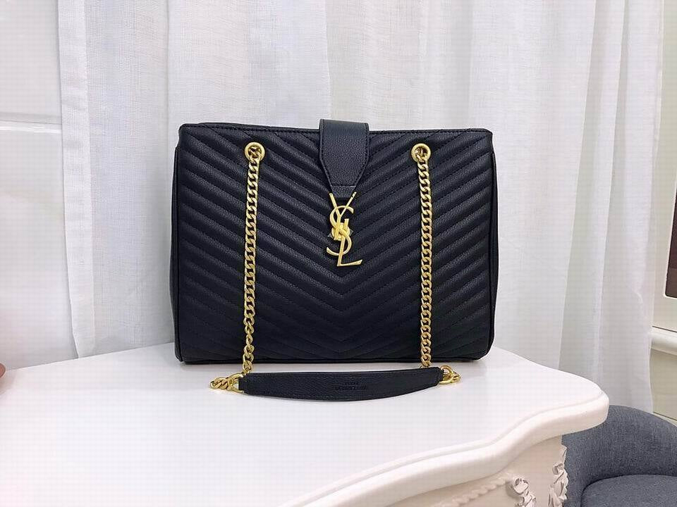 ysl women leather shoulder bag satchel tote bag handbag shopping