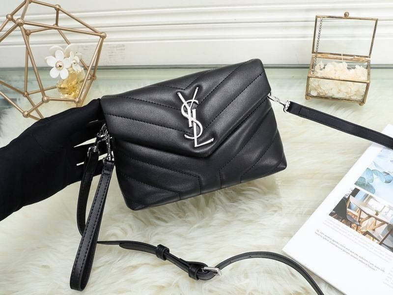 ysl women leather shoulder bag satchel tote bag handbag shopping