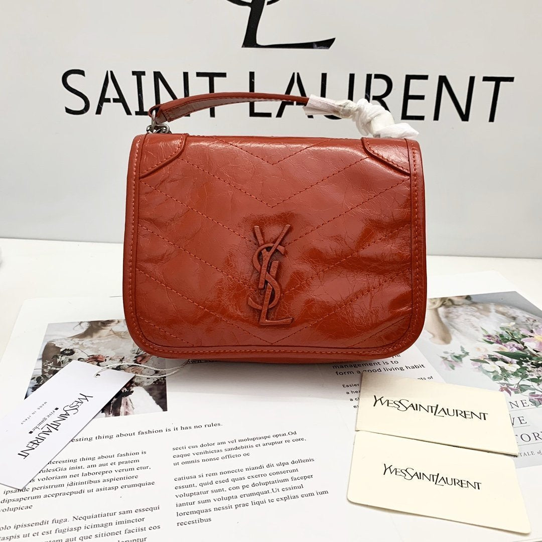 ysl women leather shoulder bags satchel tote bag handbag shoppin