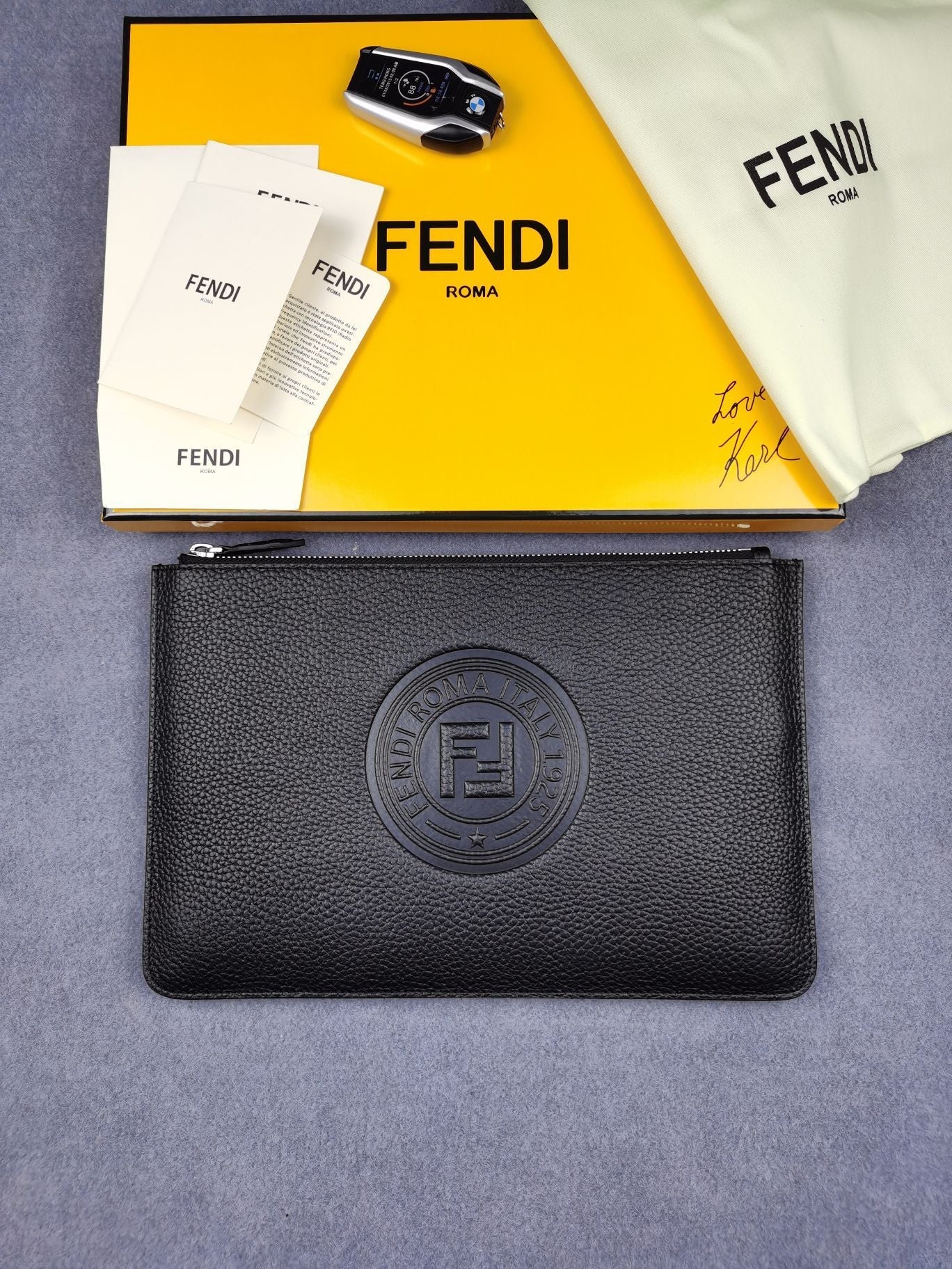 Fendi Men's Zipper Shoulder Discount bag Crossbody Discount 