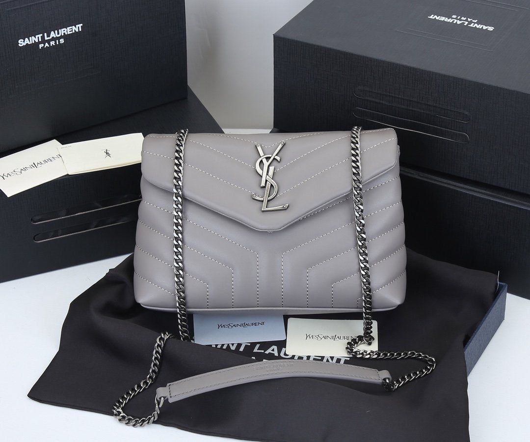 ysl women leather shoulder bags satchel tote bag handbag shopping-431