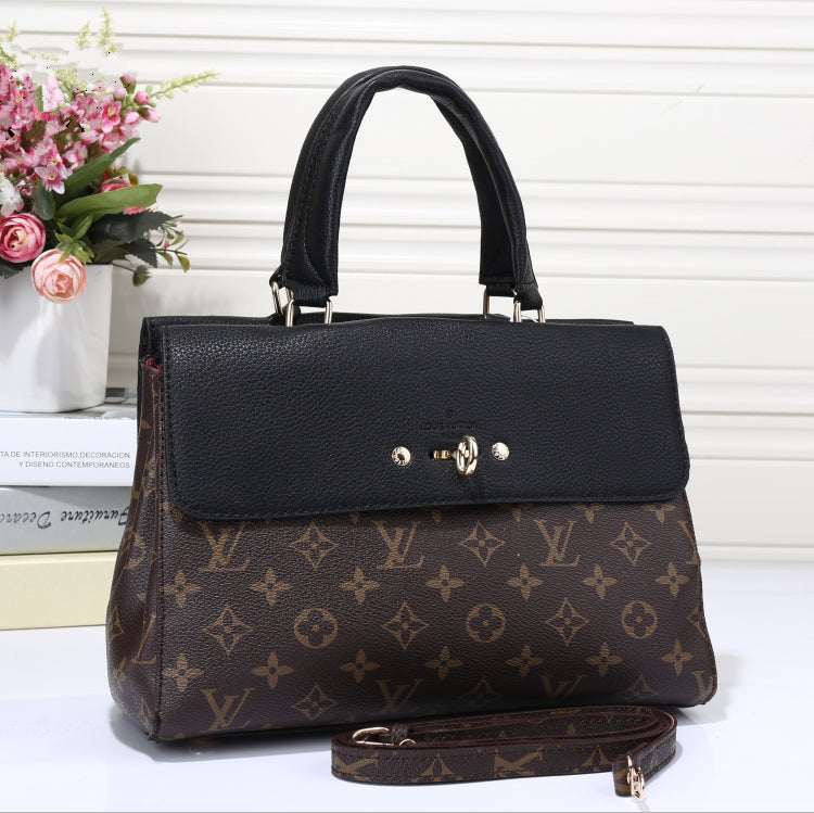 Louis Vuitton Women Shopping Bag Leather Satchel Crossbody Handbag-1