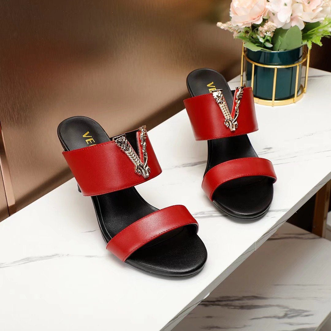 Versace 2021 Women's Popular Summer Flats Slipper Sandals Sh