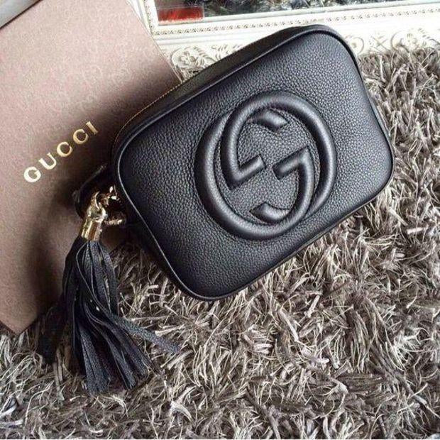 Dior GG Popular Women Tassel Leather Zipper Shoulder Bag Crossbo