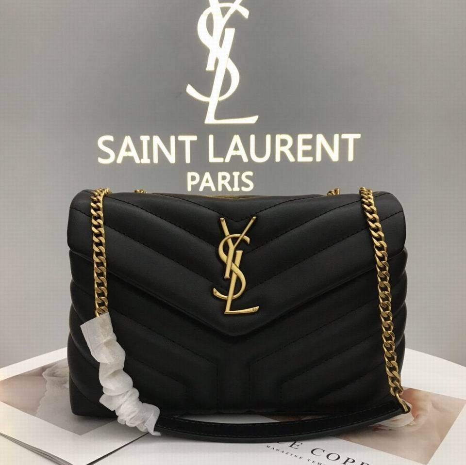 ysl women leather shoulder bag satchel tote bag handbag shopping