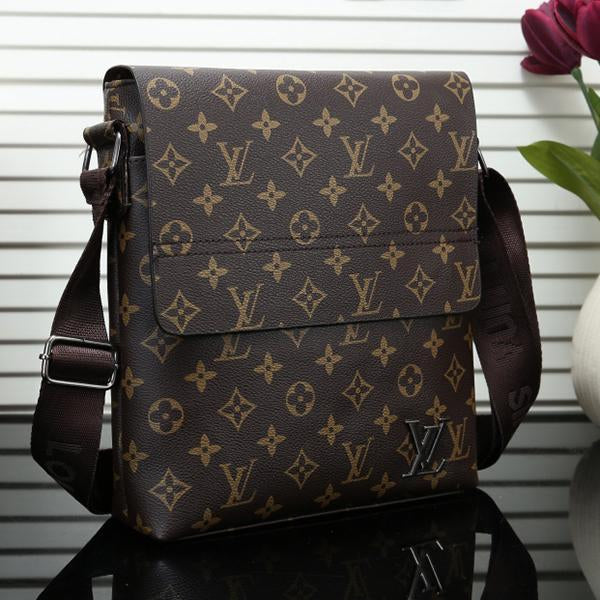 Louis Vuitton LV Men Fashion Leather Office Bag Crossbody Should