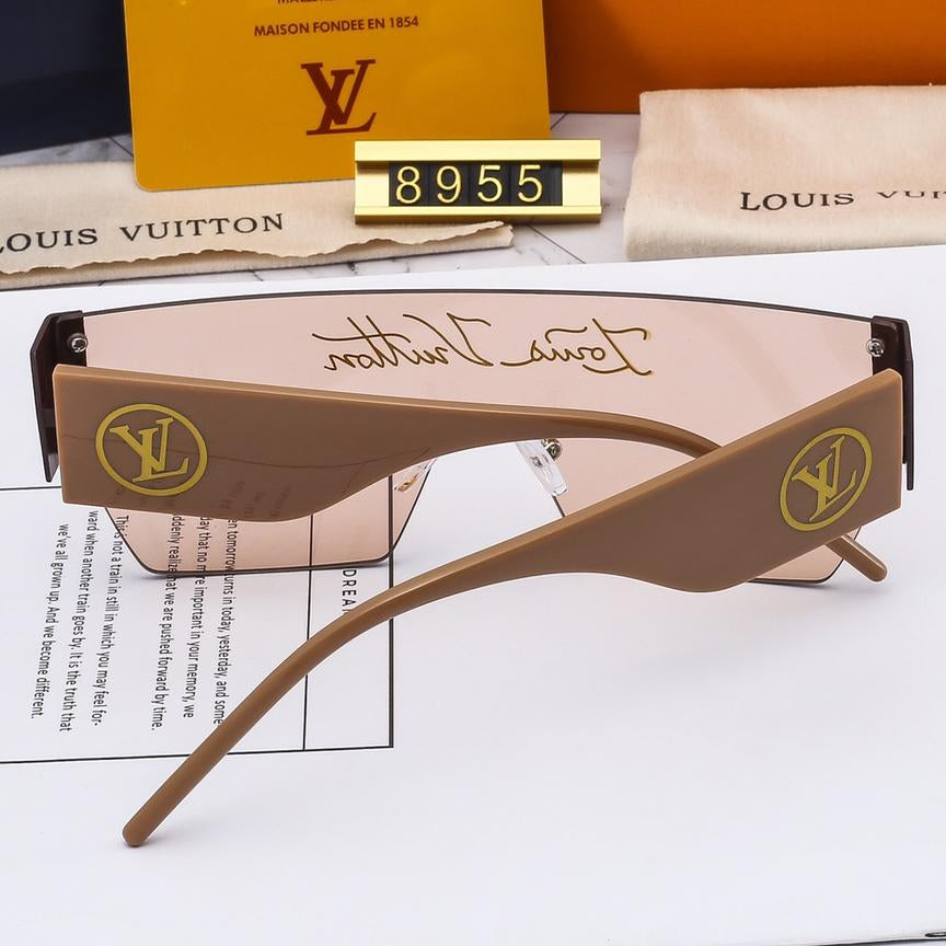 LV Louis Vuitton New Print Letter Sunglasses Sunglasses Glasses 