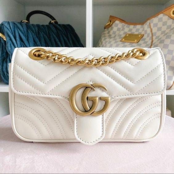 GG G classic wave pattern chain bag shoulder bag-5