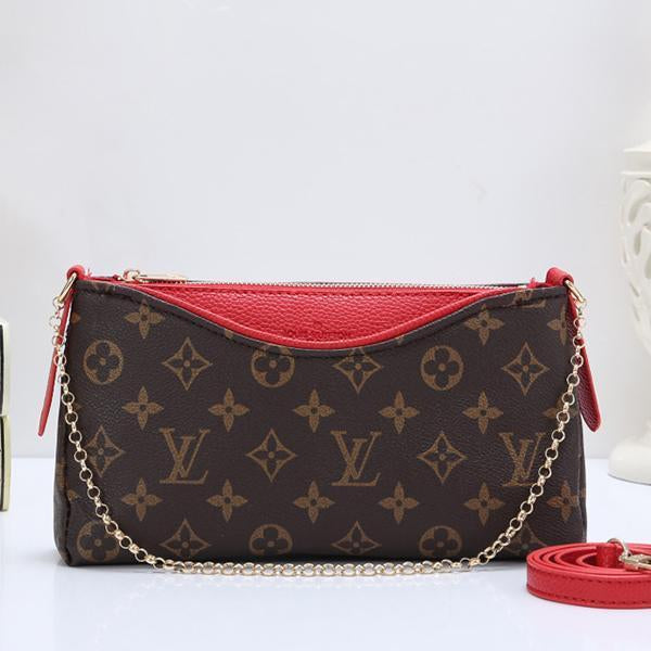 Louis Vuitton LV Women Fashion Leather Chain Crossbody Shoulder Bag Satchel-1