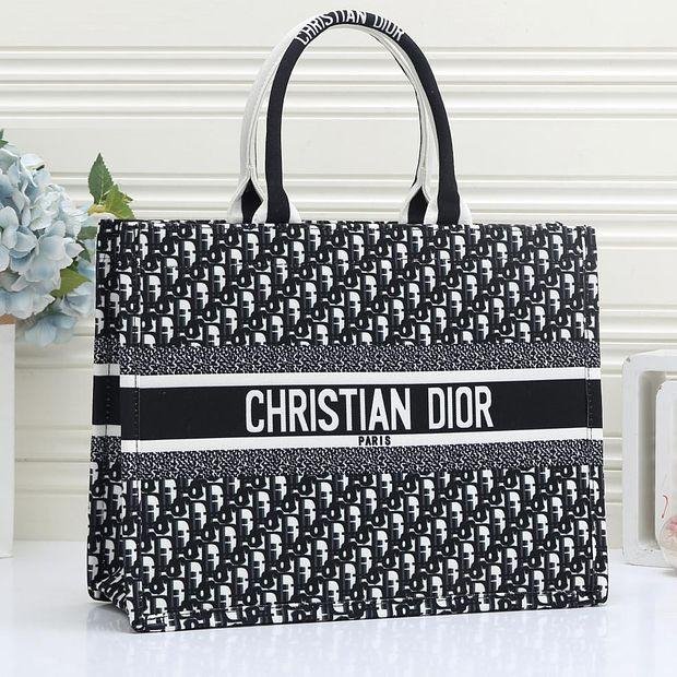 Dior Fashion Leather Handbag Satchel Shoulder Bag-3