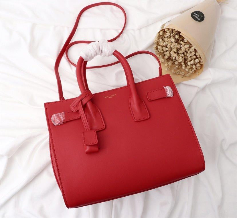 ysl women leather shoulder bags satchel tote bag handbag shopping-442