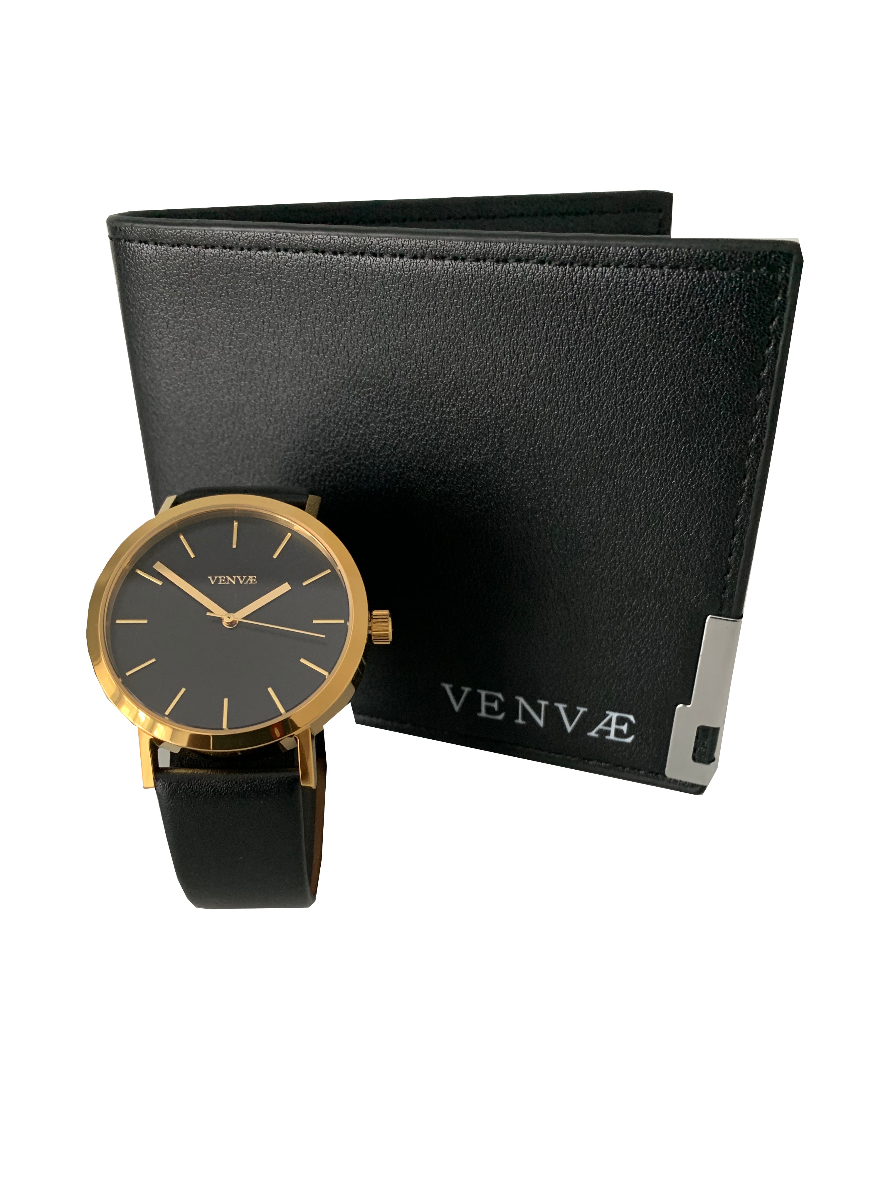 image for The Bay In Graphite-Black & First Edition Venvae Men's Wallet Combo