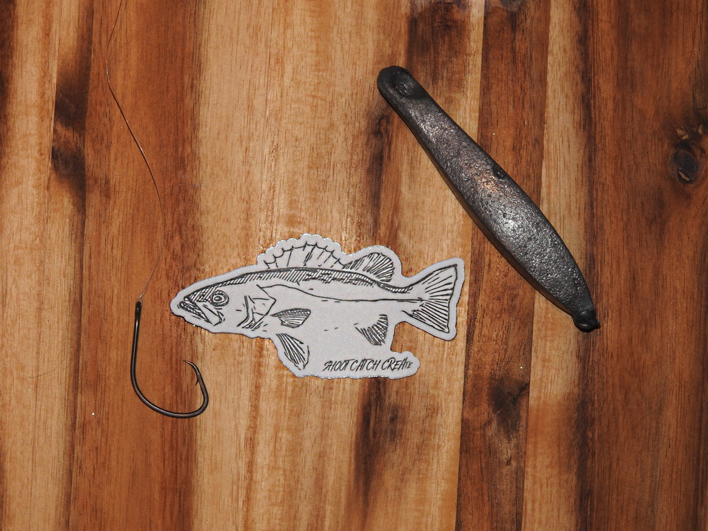 Kingfish vinyl sticker – Shoot Catch Create