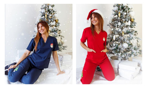 Custom Scrubs - Embroidered Medical Scrubs with Logo