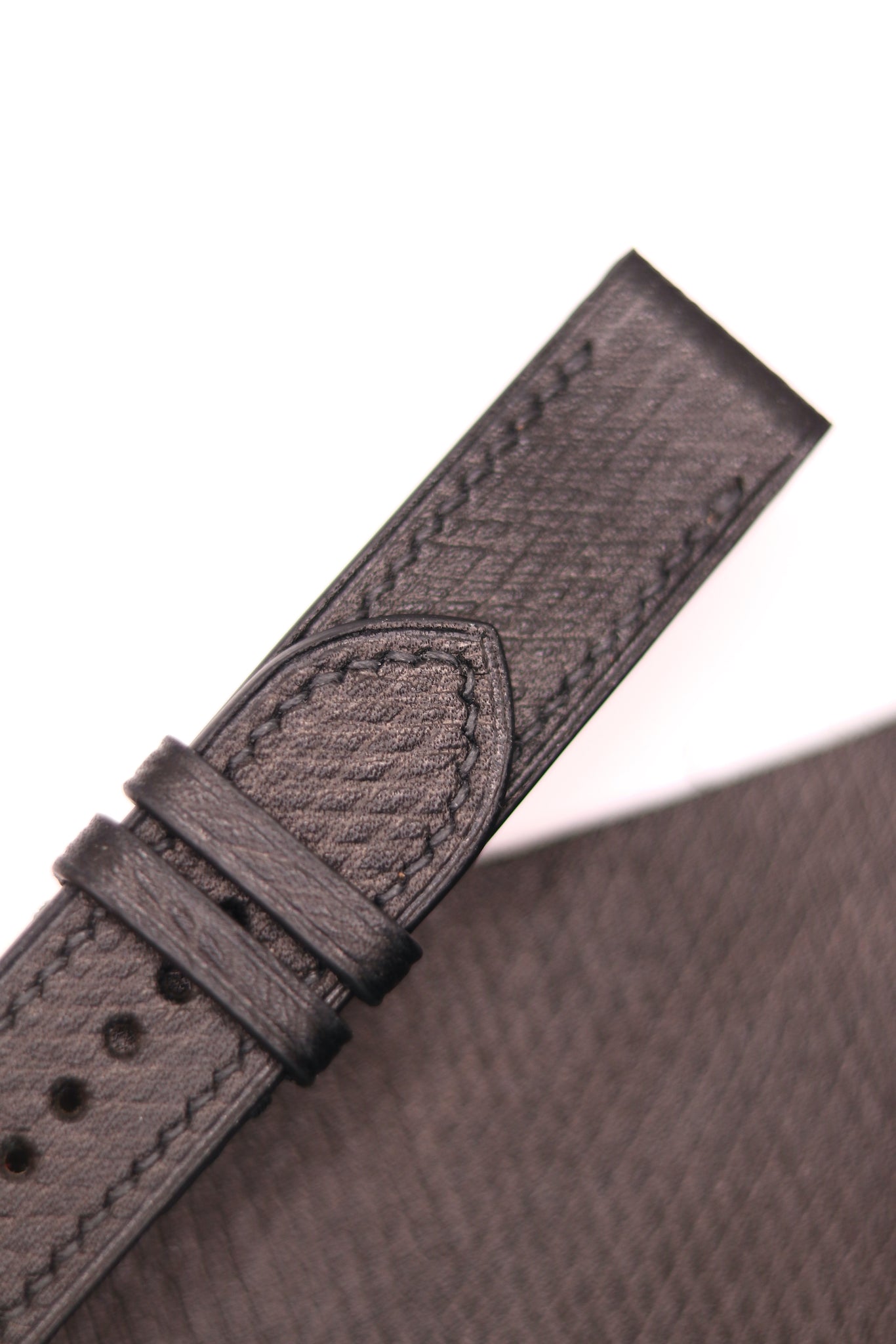 JFJ Baker's Black Russian Calf Luxury Watch Strap