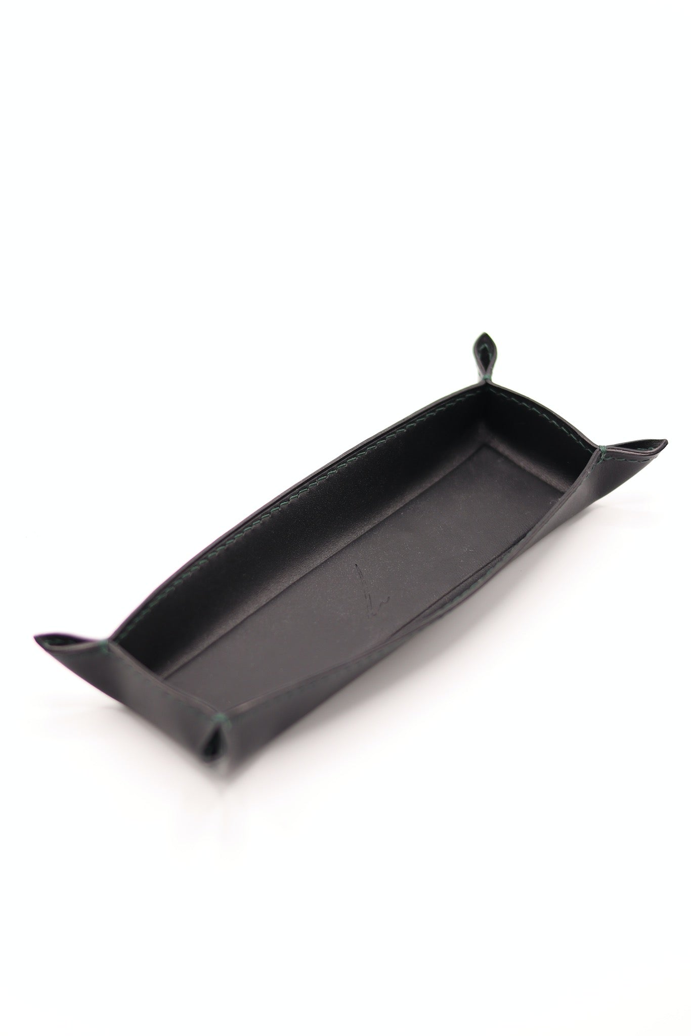 Luxury Leather Stationary Pen Tray For Desk