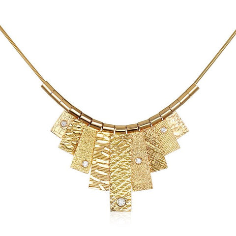 9 Tab Gold Necklace