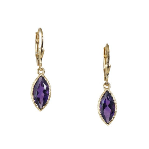 Marquise Gemstone Earrings