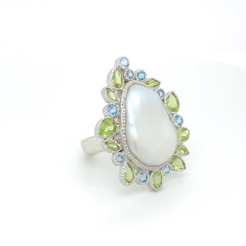 pearl 30th anniversary ring