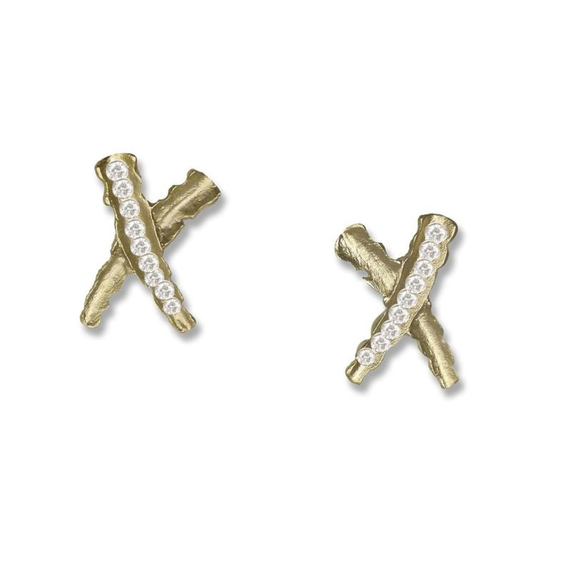 April Birthstone Diamond Earrings