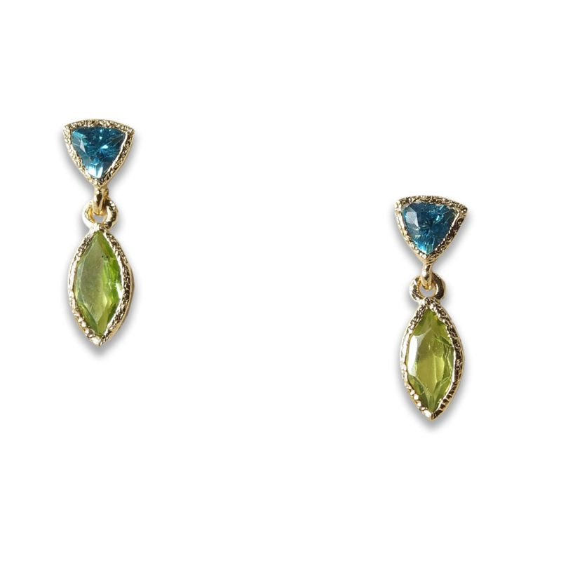 August Birthstone Peridot Earrings