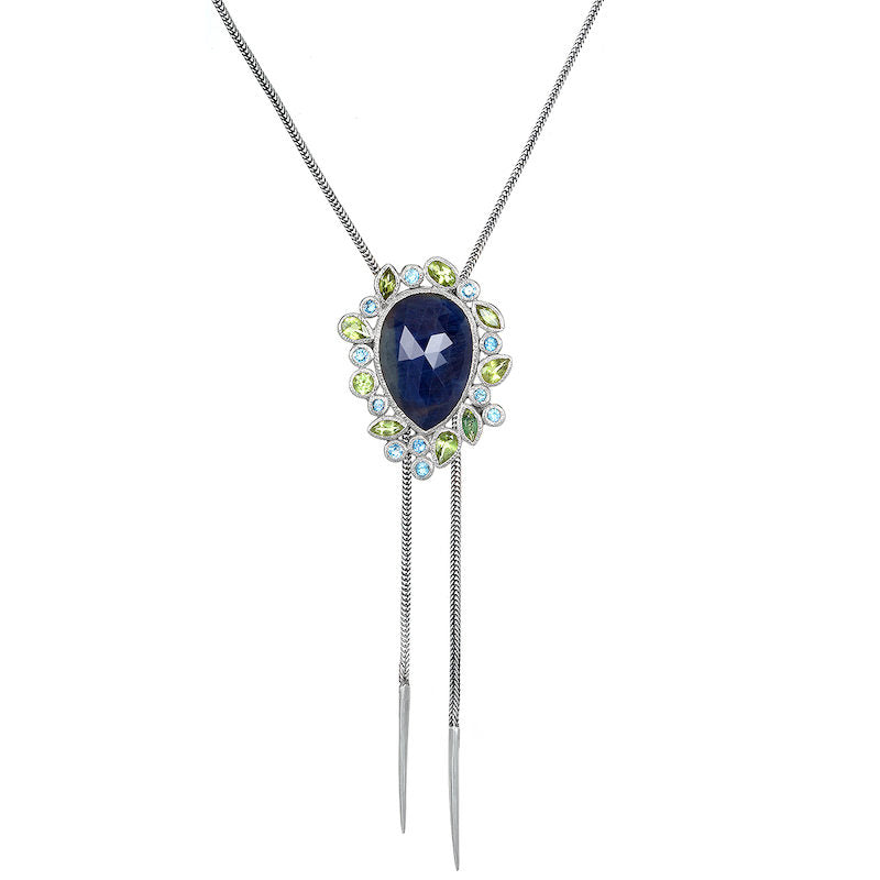 Circle of Fire - Blue Sapphire Bolo