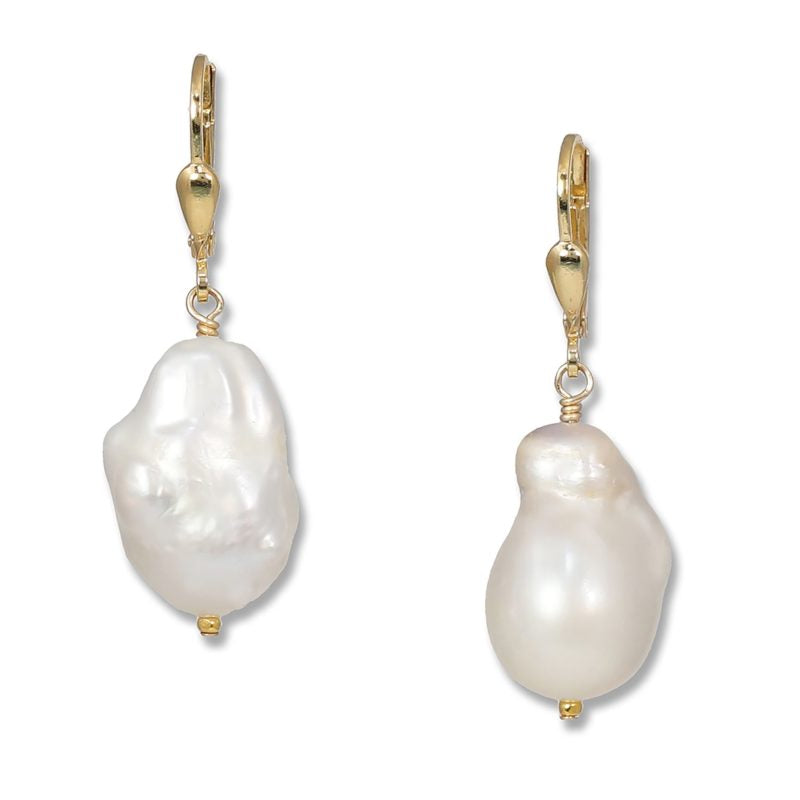 June Birthstone Pearl Earrings