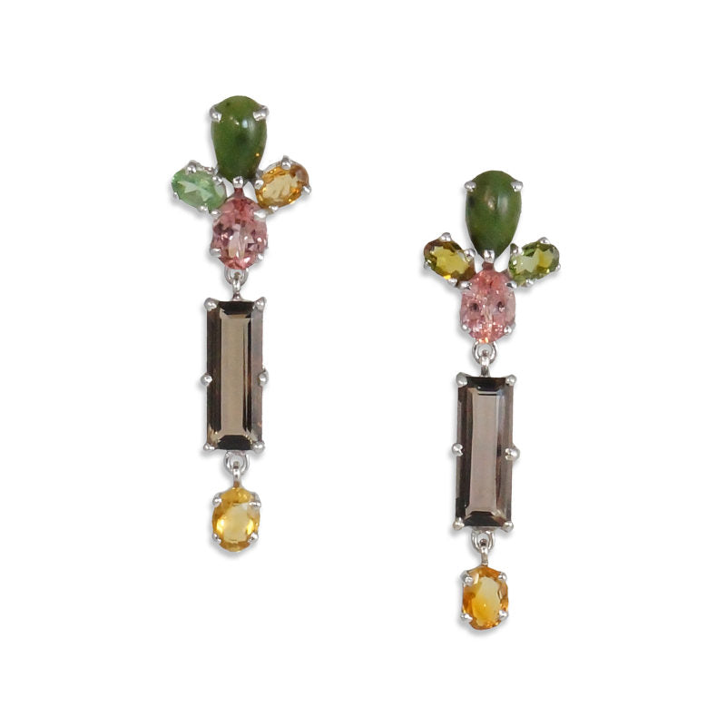 November Birthstone Topaz Earrings