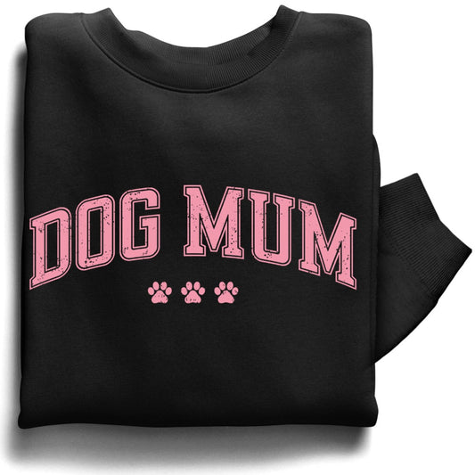 Dog Mum Varsity Style Sweatshirt