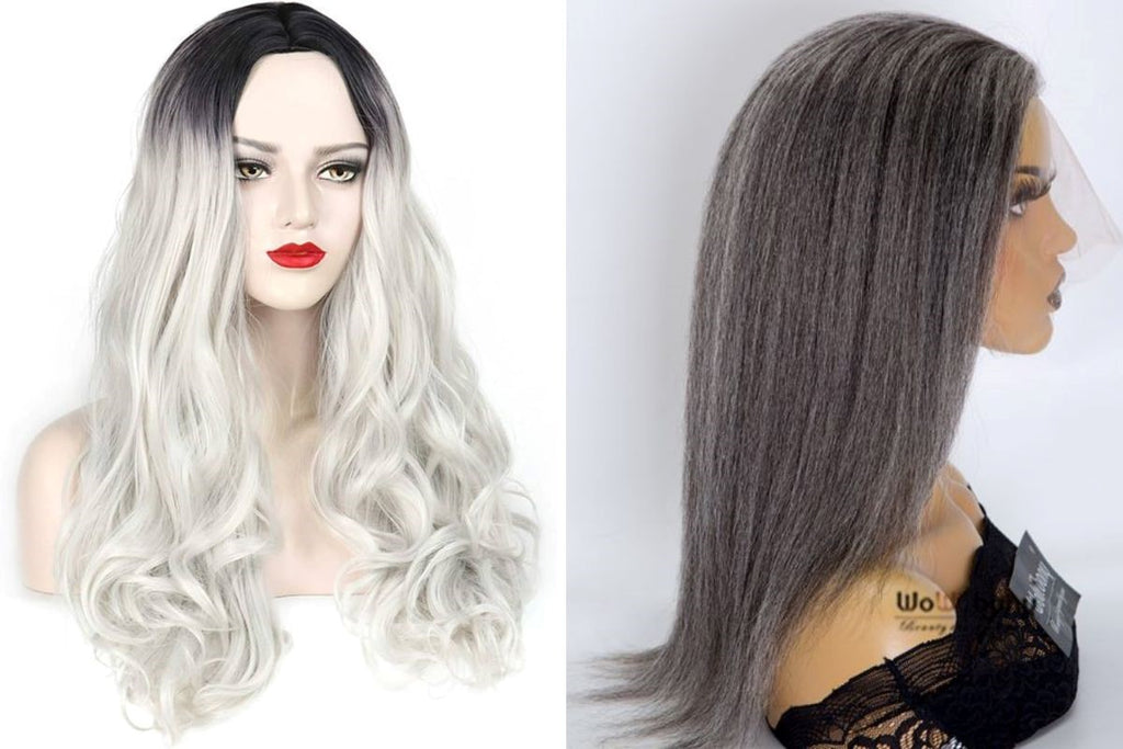 Where to buy grey/silver wigs for women