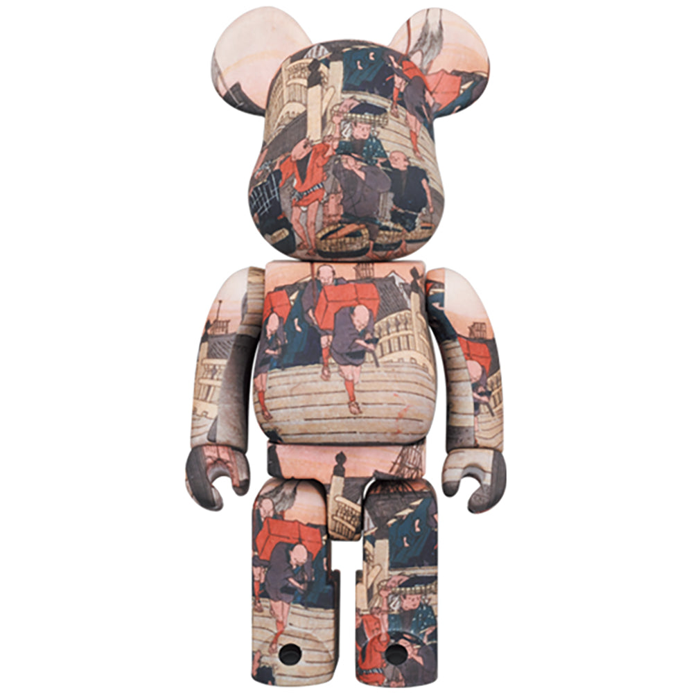 現貨】東京國立博物館BE@RBRICK 歌川広重「東海道五十三次」日本橋100