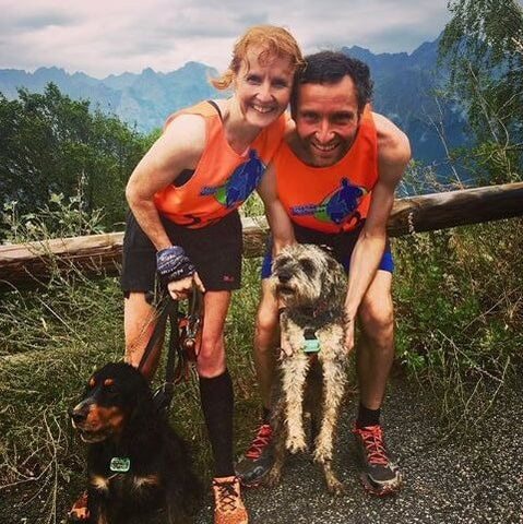 Mandy and Robert with their dogs