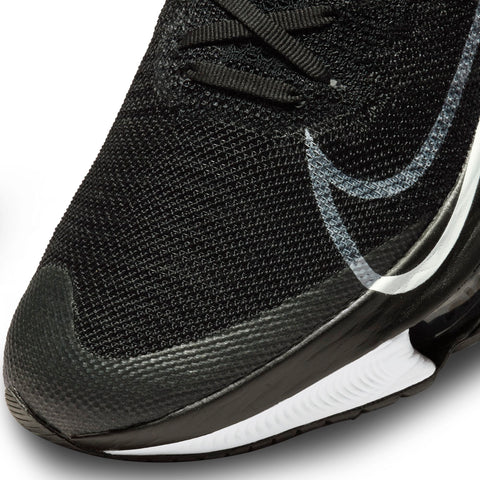 Close-up of Nike running shoe