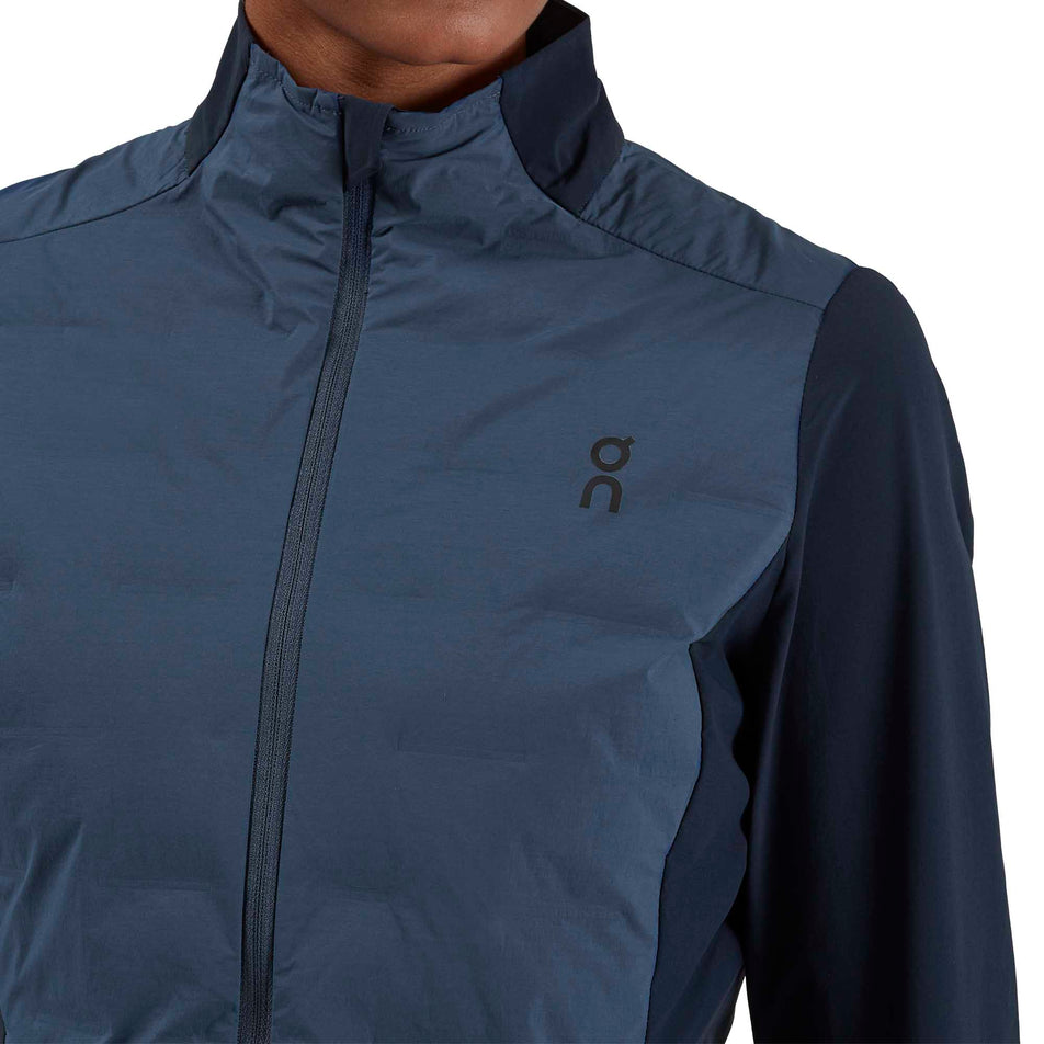 Front logo view of women's on climate jacket (6910435360930)