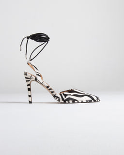 A-Line Lace Up - Zebra