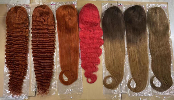 clored lace wigs