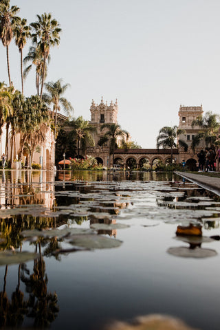 The pond at Balboa Park…