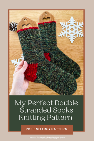 Perfect Double Stranded Socks Pin for Pinterest