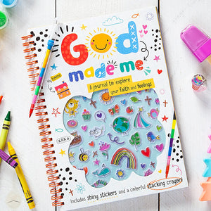 God Made Me Kid's Journal - Kiki's Decor & More