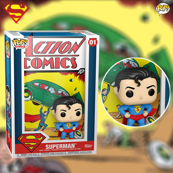 superman comic cover funko pop