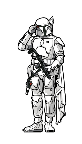 8600 Free Coloring Pages Boba Fett  Best HD